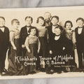 Lot 077 - Antique Sideshow Circus Souvenir Postcard Advertising "Klinkhart's Troupe Of Midgets, Circus A.G. Barnes," Postcard Manufactured By Dalby, Richmond, Indiana