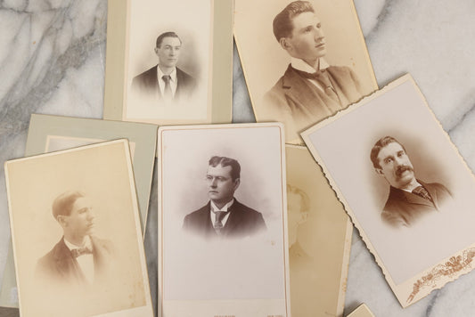 Lot 081 - Antique Ten Piece Photography Grouping Including Cabinet Cards And More, Mostly Photographers Out Of Montreal, Quebec, Canada