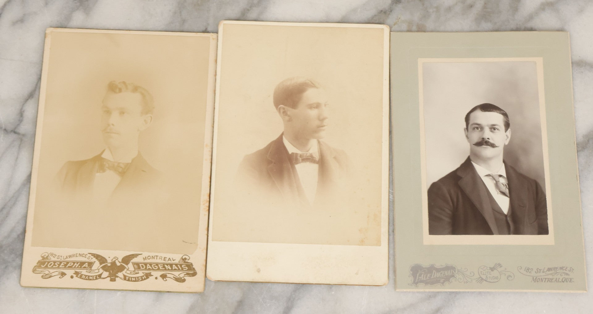 Lot 081 - Antique Ten Piece Photography Grouping Including Cabinet Cards And More, Mostly Photographers Out Of Montreal, Quebec, Canada