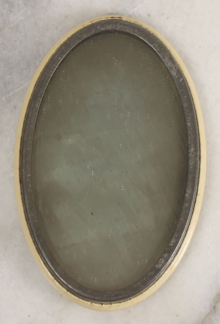 Lot 083 - Antique Advertising Pocket Mirror For Whiting Photo Studio, Whiting, Indiana, With Photograph Of Young Boy