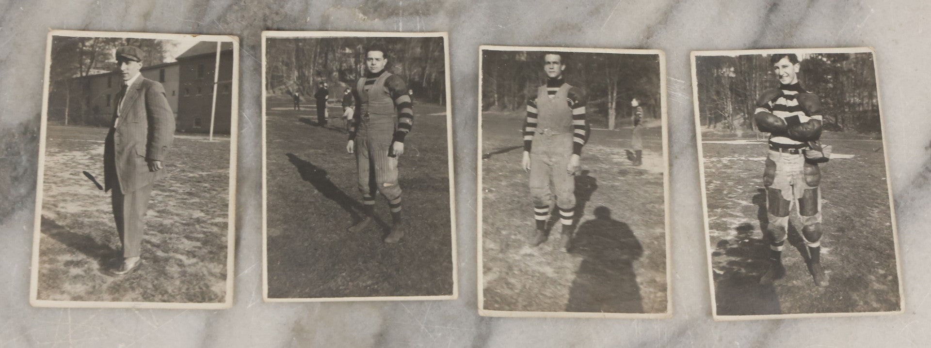 Lot 086 - Grouping Of Fifteen Vintage And Antique Black And White Photographs Of Sports Teams Including 1962 Basketball Team, Early Football Photos, And More