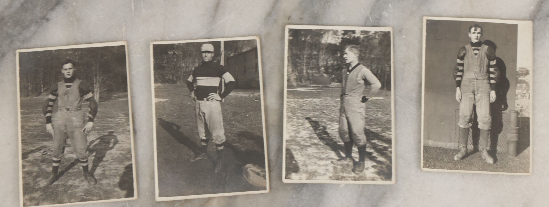 Lot 086 - Grouping Of Fifteen Vintage And Antique Black And White Photographs Of Sports Teams Including 1962 Basketball Team, Early Football Photos, And More