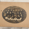 Lot 091 - Antique Boarded Photograph Of The Bainbridge Brass Band In Summer 1905 Posing Outdoors With Instruments