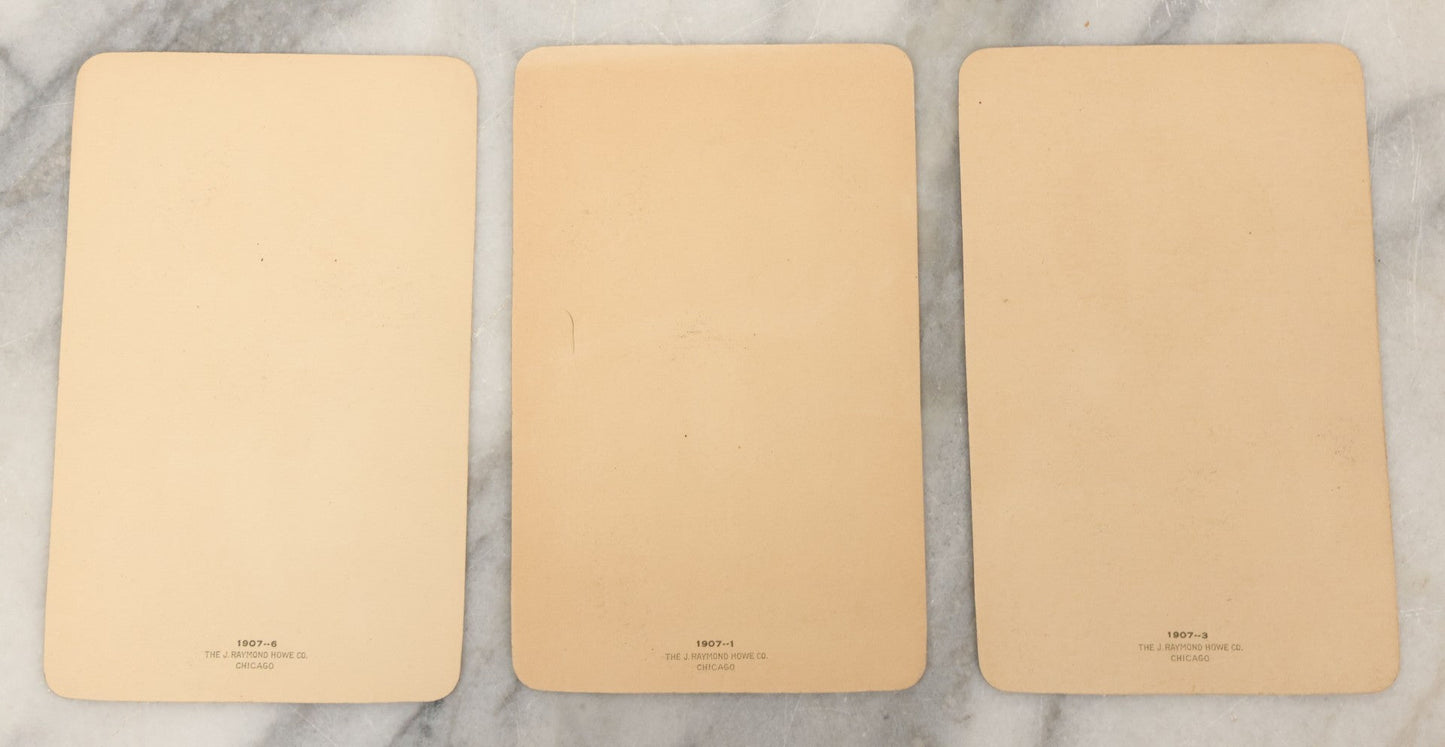 Lot 097 - Grouping Of Three Antique Kewpie Color Greeting Cards, Published In 1907 By The J. Raymond Howe Co., Chicago