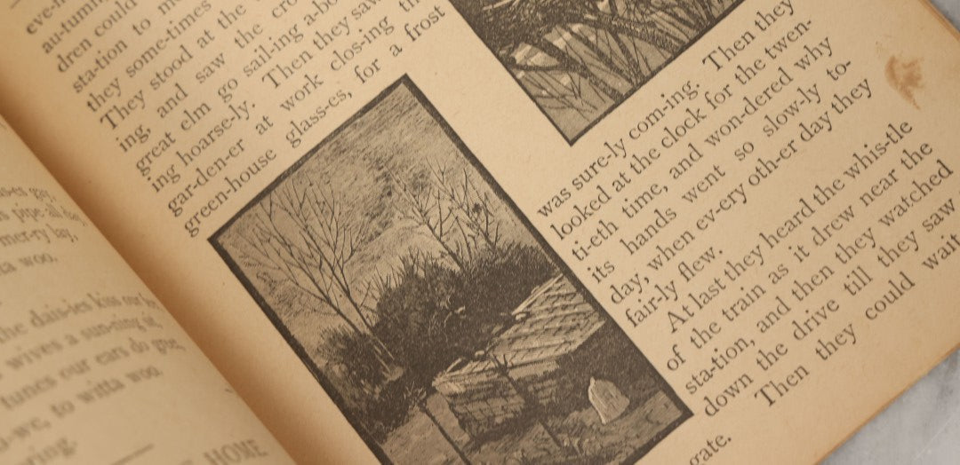 Lot 100 - Pair Of Antique Childrens Booklets Including "Hop O'My Thumb" With Lithograph Cover And "Nice Little Stories," Circa 1895