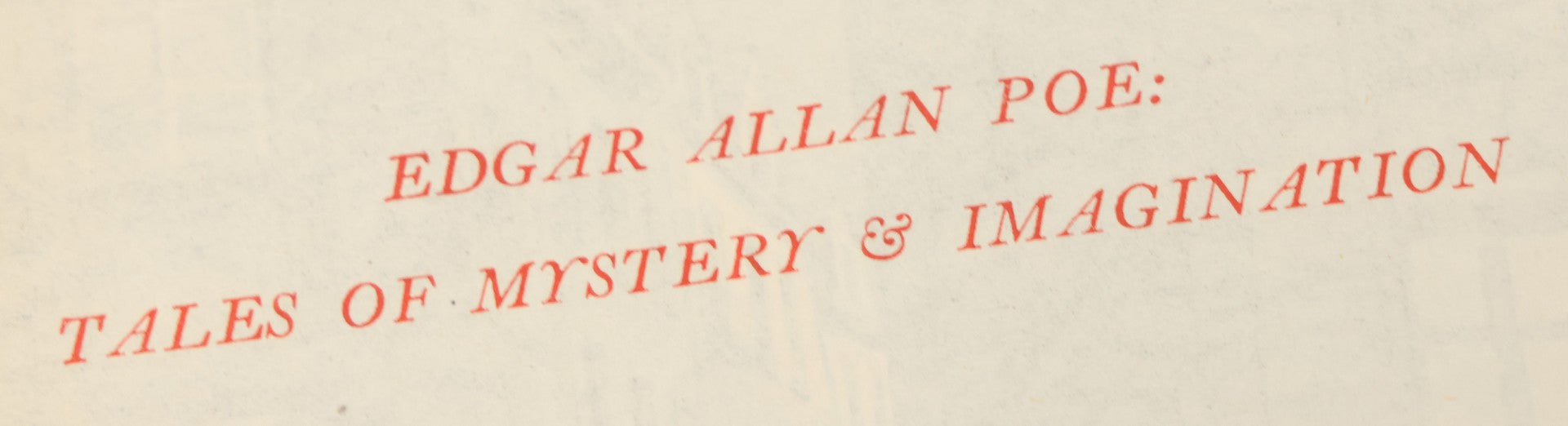 Lot 104 - "Tales Of Mystery And Imagination" Vintage Book By Edgar Allan Poe, With Introduction By Vincent Starrett & Photogravures Of Aquatints By William Sharp, The Heritage Press, New York, 1941