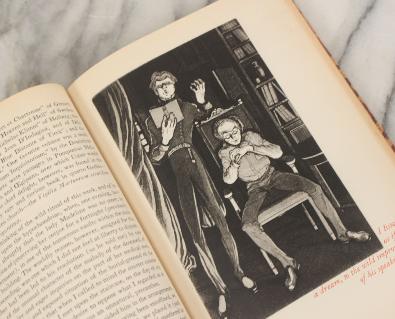 Lot 104 - "Tales Of Mystery And Imagination" Vintage Book By Edgar Allan Poe, With Introduction By Vincent Starrett & Photogravures Of Aquatints By William Sharp, The Heritage Press, New York, 1941