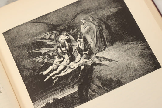 Lot 105 - "The Divine Comedy: The Inferno, Purgatorio, And Paradiso" Vintage Book By Dante Alighieri, New Translation Into English Blank Verse By Lawrence Grant White, Illustrations By Gustave Dore, Pantheon Books Inc., Publisher, New York, 1947