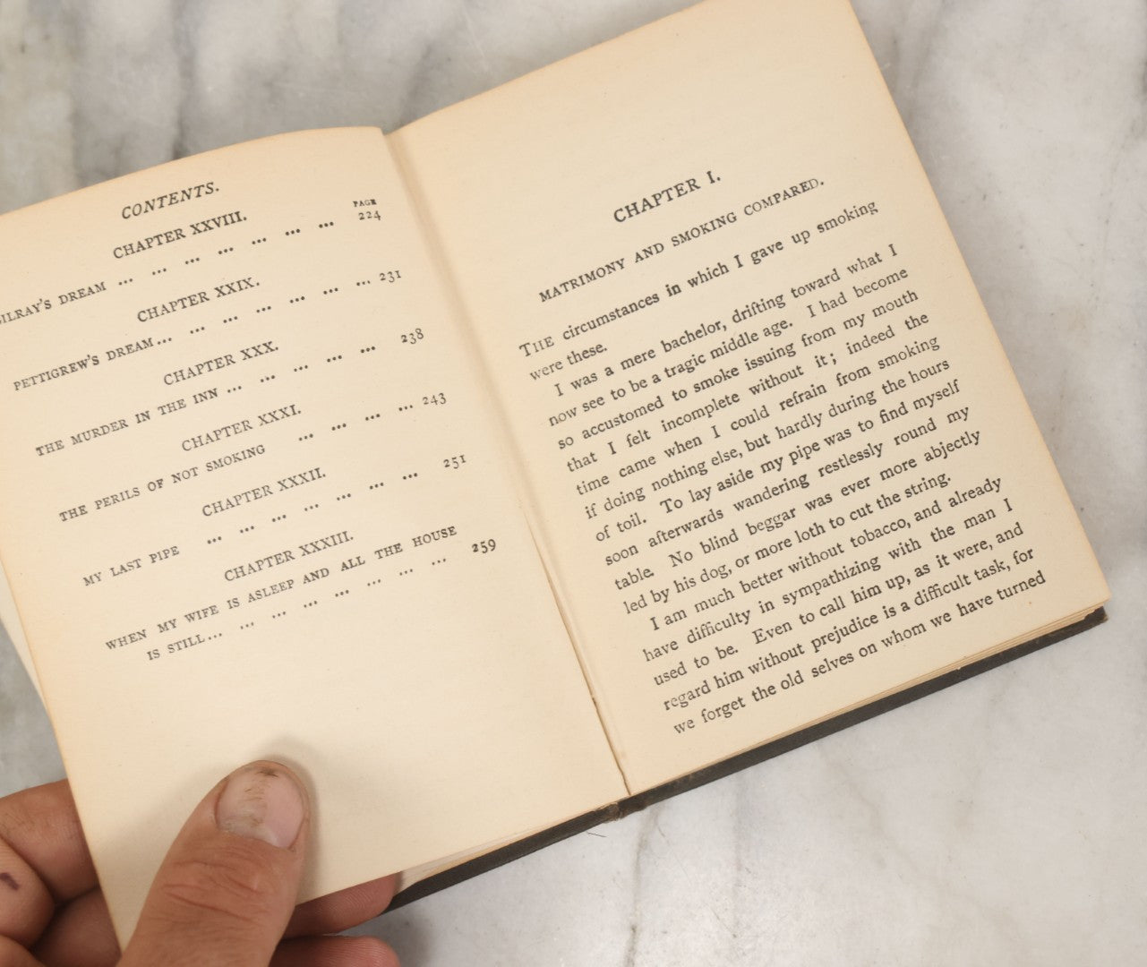 Lot 107 - "My Lady Nicotine" Antique Book By J.M. Barrie, Containing Musings And Stories Related To Smoking, Nicotine, And Tobacco, H.M. Caldwell Company, Publisher, New York, Circa 1900