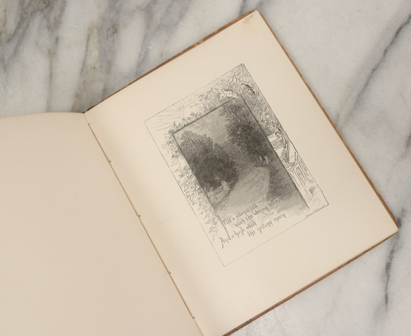 Lot 110 - "Come Into The Garden, Maud" Antique Illustrated Poetry Book By Alfred Tennyson With Designs By Edmund H. Garrett, Lee And Shepard, Publishers, Boston, 1893