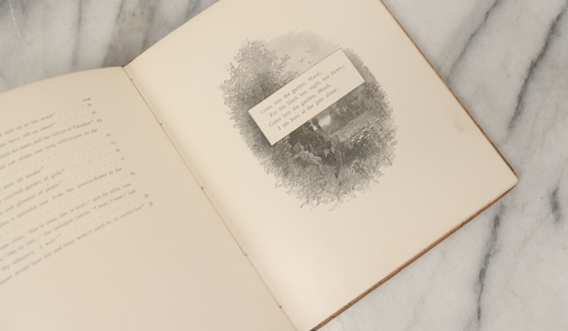 Lot 110 - "Come Into The Garden, Maud" Antique Illustrated Poetry Book By Alfred Tennyson With Designs By Edmund H. Garrett, Lee And Shepard, Publishers, Boston, 1893