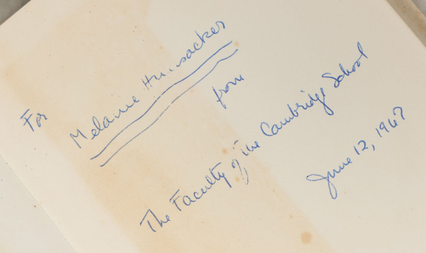 Lot 113 - "William Shakespeare Sonnets" Vintage Book With A Selection Illustrated By Mary Jane Gorton, Peter Pauper Press, Publisher, Mount Vernon, New York, Circa 1960