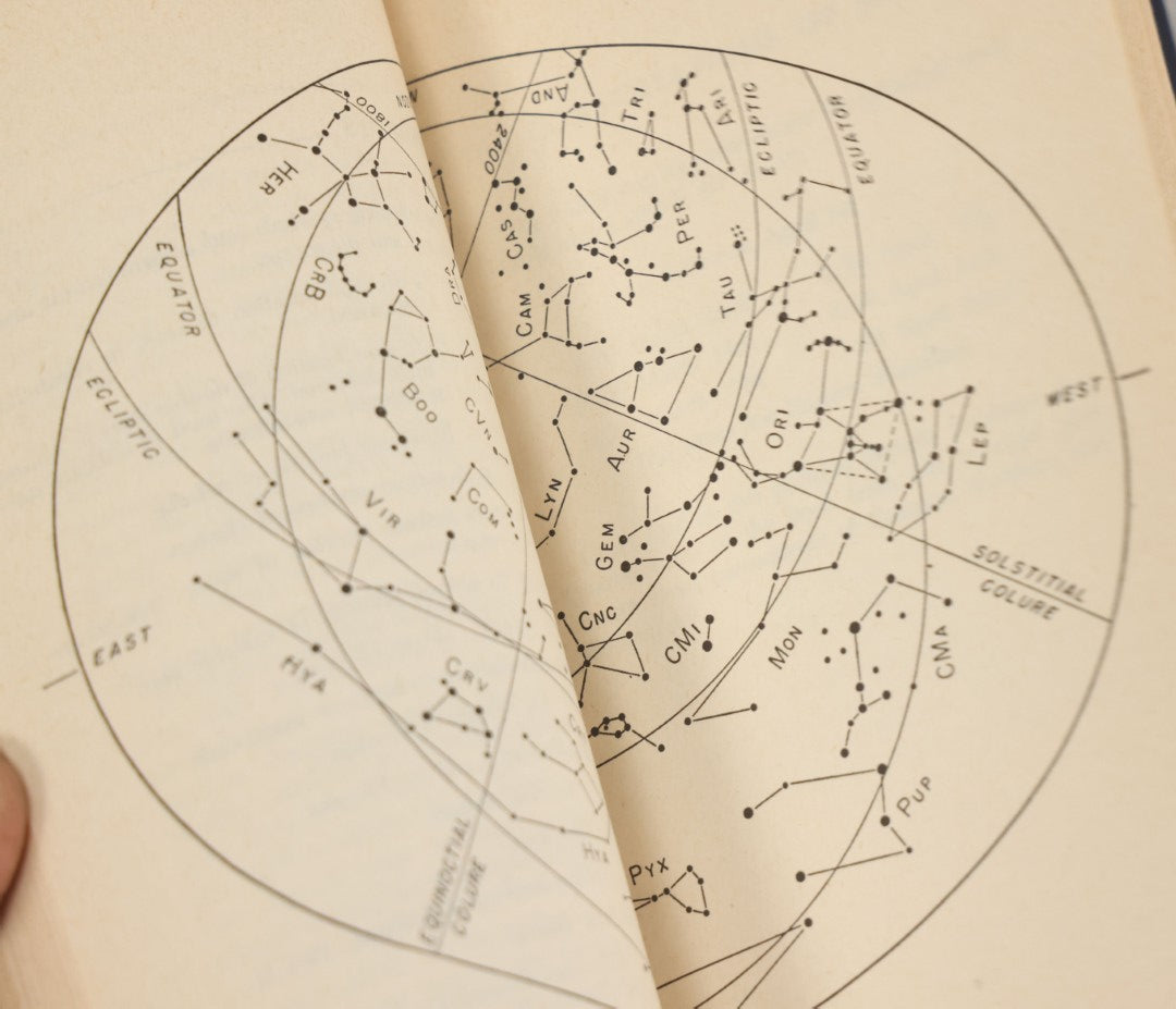 Lot 118 - "Olcott's Field Book Of The Skies" Vintage Astronomy Book Revised By R. Newton Mayall And Margaret W. Mayall, Signed By Both, Fourth Edition, Illustrated, G.P. Putnam's Sons, Publishers, New York, 1954