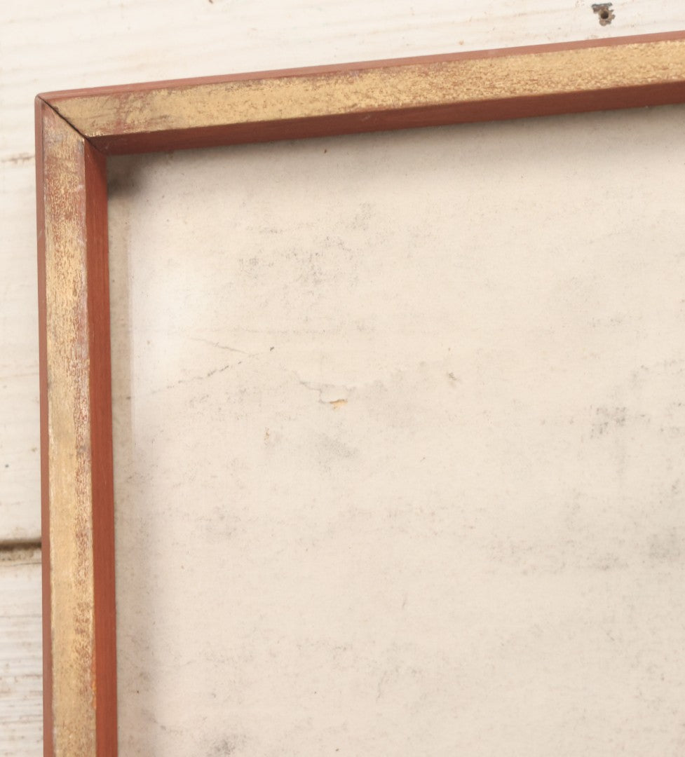 Lot 006 - Vintage Hand-Drawn Academic Anatomical Hand Study, Charcoal On Paper, In Vintage Wood Frame, 18-1/2" x 24-1/2"