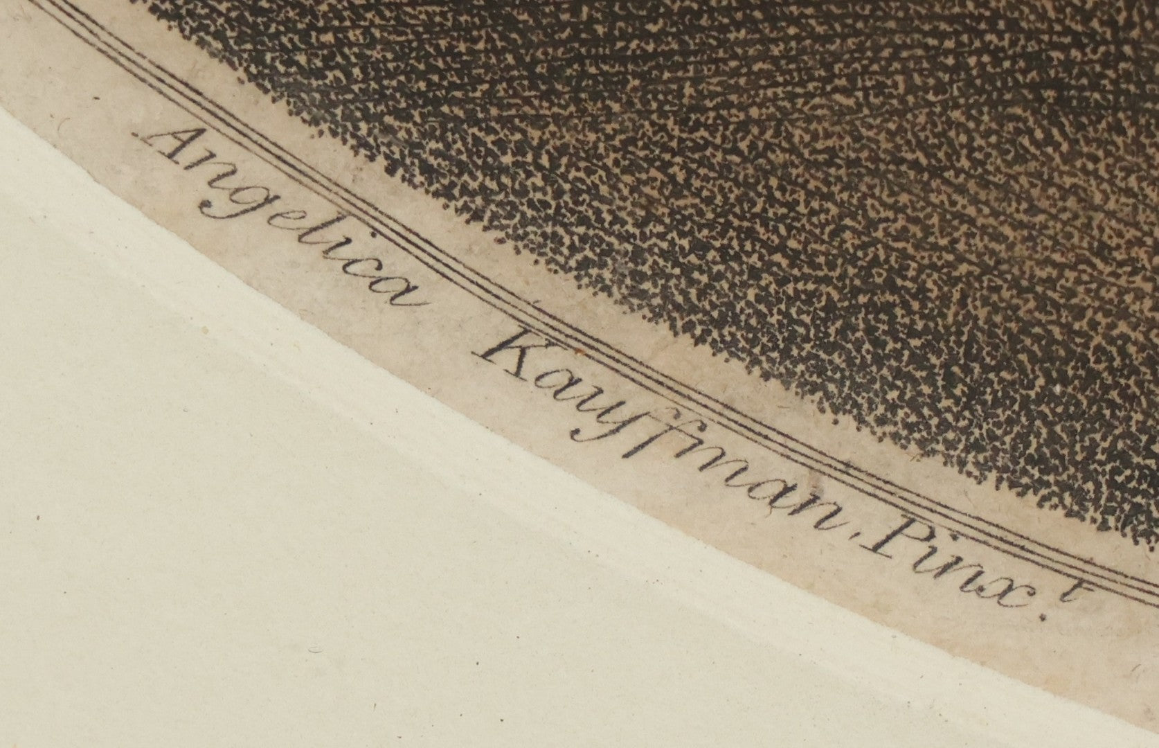 Lot 010 - Antique 18th Century Stipple Engraving, Allegorical Artwork Depicting Invention, Engraved By Francesco Bartolozzi After Angelica Kauffman, Published By John & Josiah Boydell, 1787, In Modern Frame, 16-1/8" x 13-1/2"