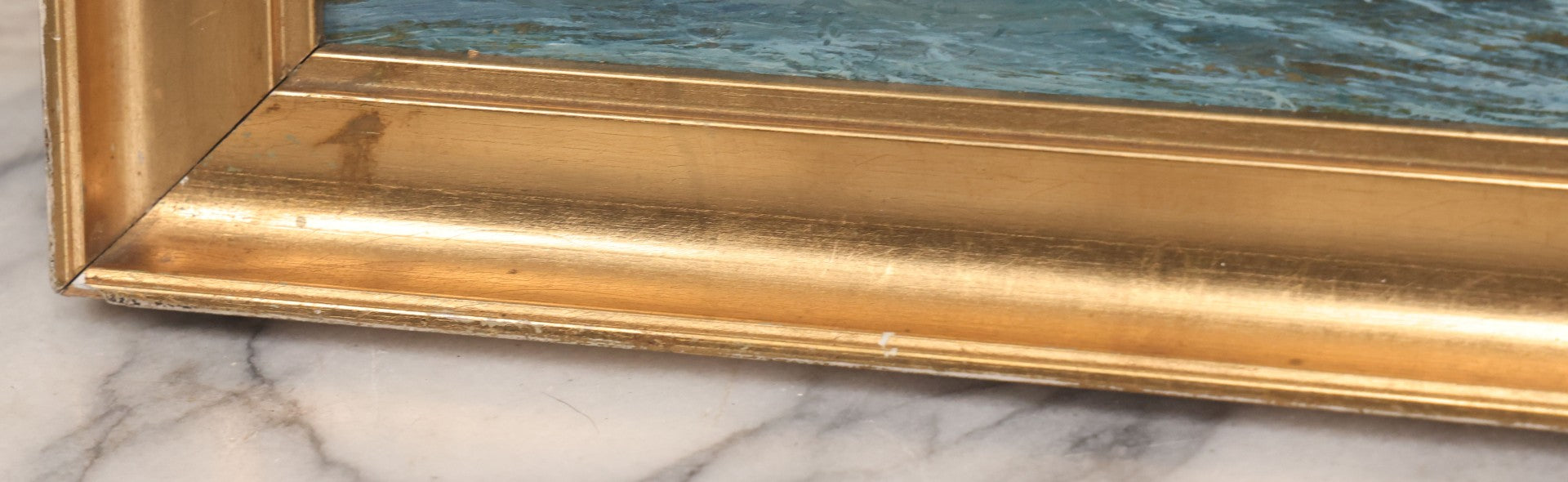 Lot 011 - Antique Oil On Board Painting Of Kronborg Castle, Helsingor, Denmark, Inspiration For Elsinore In William Shakespeare's "Hamlet," In Frame, 18-1/4" x 14-3/4"