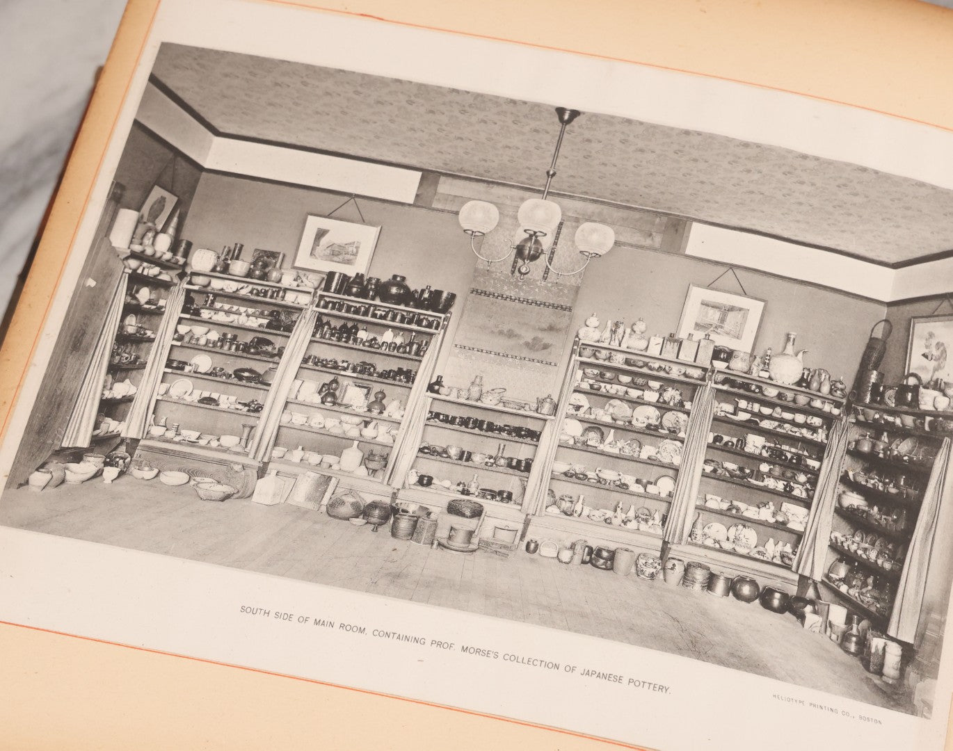 Lot 012 - Antique Scrapbook Containing Many Fine Art Prints, Clippings, And Scraps, With Handwritten Titles And Hand Painted Red Pinstriping, Works Include "The Fortuneteller" After A. Glisbenti, "Isabella With The Head Of Lorenzo," And Others