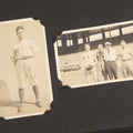 Lot 013 - Antique Snapshot Photo Album Containing 250+ Photographs Including Baseball Game & Player In An "Amherst" Jersey, Travel On Ship "Cape Diamond," Quebec, Italy, Hot Air Balloons, Early Passenger Airplane, Egyptian Pyramids And Sphinx, Circa 1920