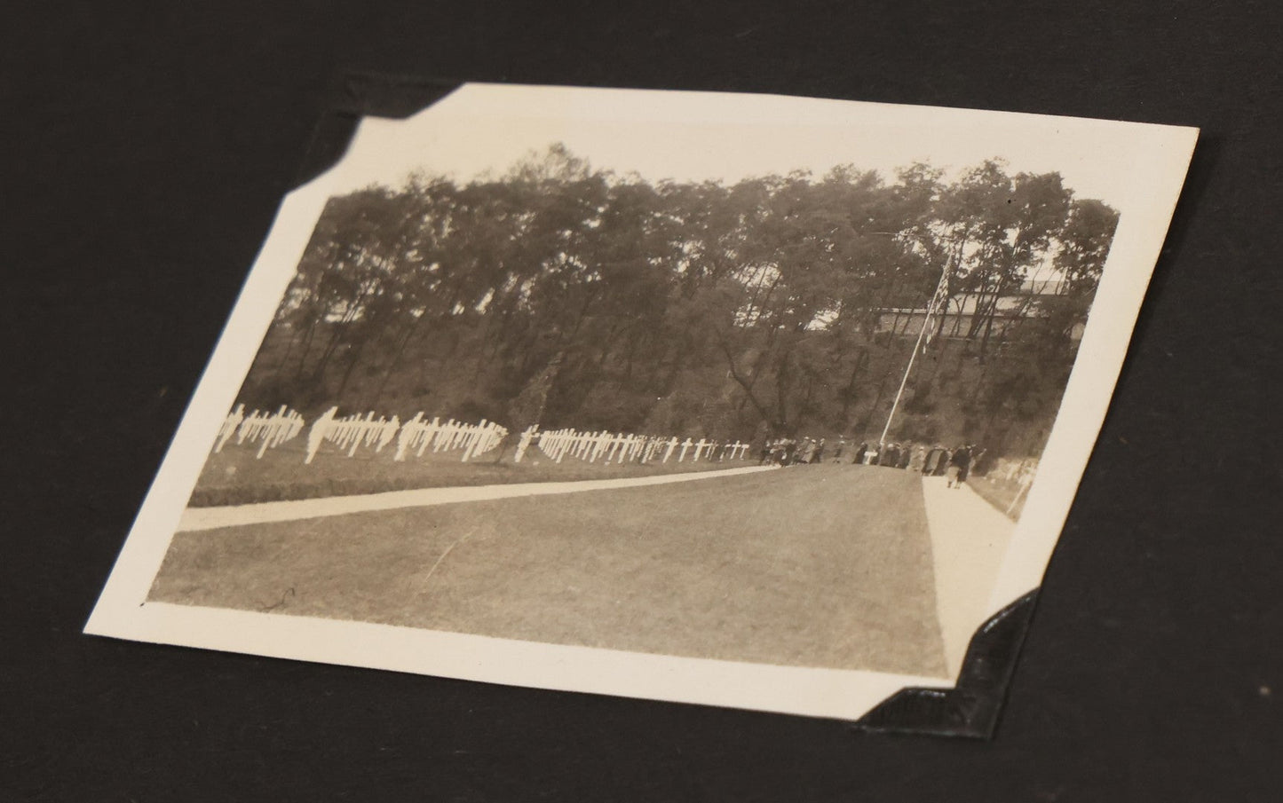 Lot 013 - Antique Snapshot Photo Album Containing 250+ Photographs Including Baseball Game & Player In An "Amherst" Jersey, Travel On Ship "Cape Diamond," Quebec, Italy, Hot Air Balloons, Early Passenger Airplane, Egyptian Pyramids And Sphinx, Circa 1920