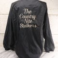 Lot 020 - Vintage Motor Club Nylon Jacket, "The Country Nite Stockers," Coachman Brand Jacket, Marked Size XL, With Snap Button Closure