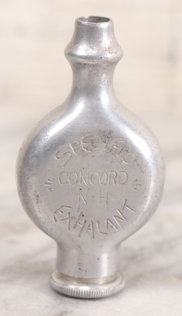 Lot 029 - Antique "Trixy" Specific Exhalant Trade Marked Quack Patent Medicine Breathing Device, Concord, New Hampshire