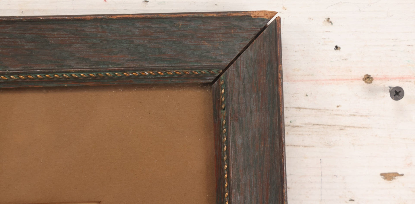 Lot 033 - Antique Watercolor Landscape Painting Of A Dirt Trail Leading To A Cabin With Smoking Chimney, Trees And Fall Foliage, Artist Signed Jones, Lower Right, In Frame, 12-1/4" x 16-5/8"