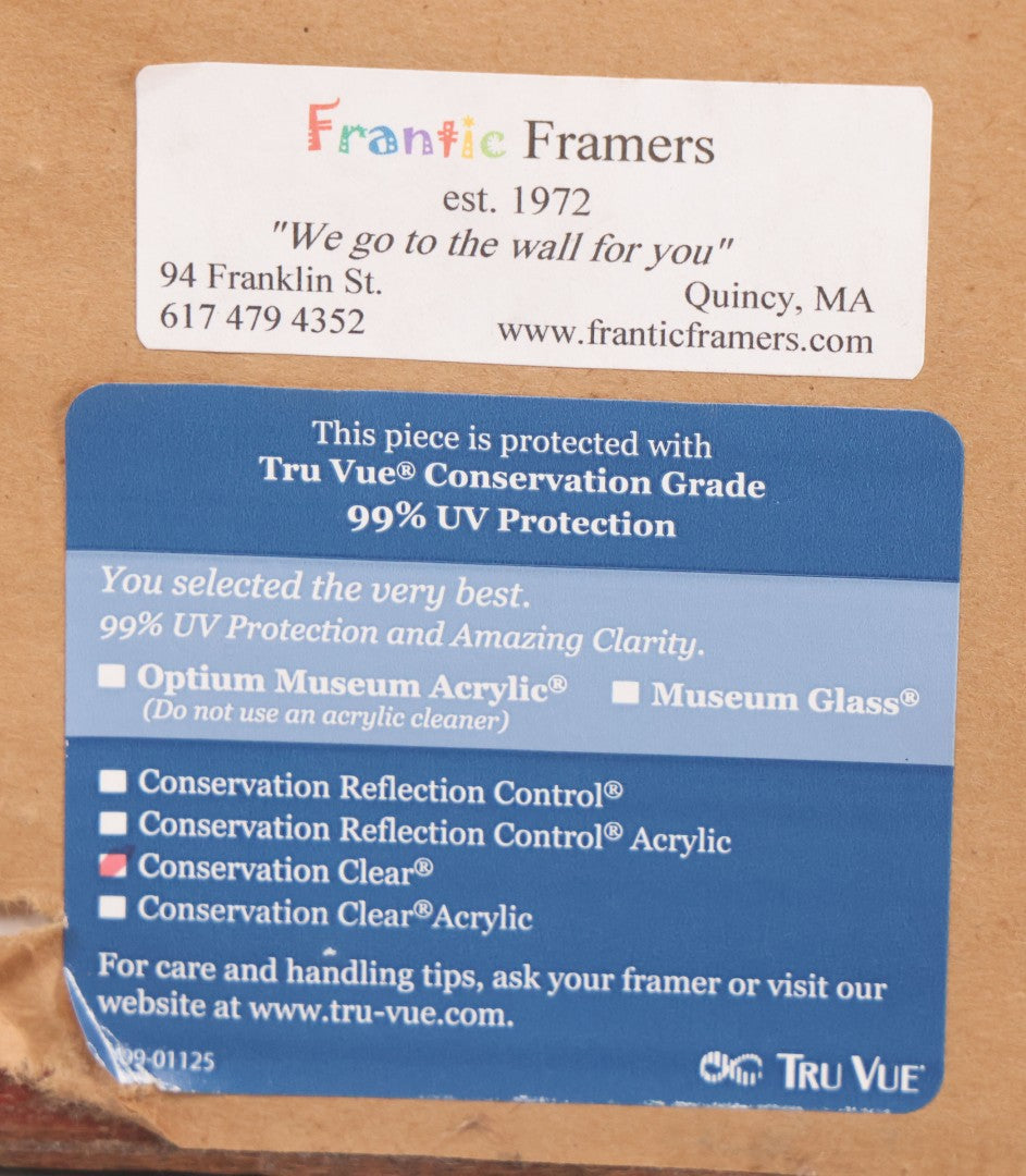 Lot 034 - Vintage Etching Numbered Artist Proof Print 9/15 Of Leonardo Da Vinci, Titled "Leonardo In The Marshes," Artist Signed A. Senna Lower Right, With "Merry Christmas" Inscription, Dated 1973, In Modern Frame, 11-3/4" x 16-1/2"