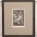 Lot 035 - Antique 19th Century German Engraving Of "The Lamentation Over The Dead Christ," After Ludwig Caraccio, 1801, In Modern Frame, 8-1/4" x 9-1/4"