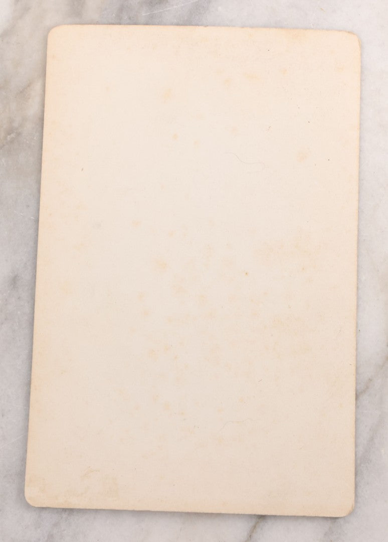 Lot 040 - Antique Victorian Post Mortem Cabinet Card Photograph Of A Deceased Infant In White Casket Surrounded By Flowers, Fitton, Photographer, Worcester, Massachusetts