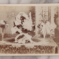 Lot 043 - Antique Cabinet Card Photograph Of Floral Arrangements, White Flowers With White Ribbon, Likely Bridal Or Funeral Flowers, Whitney's Studio, Photographers, Hartford, Michigan