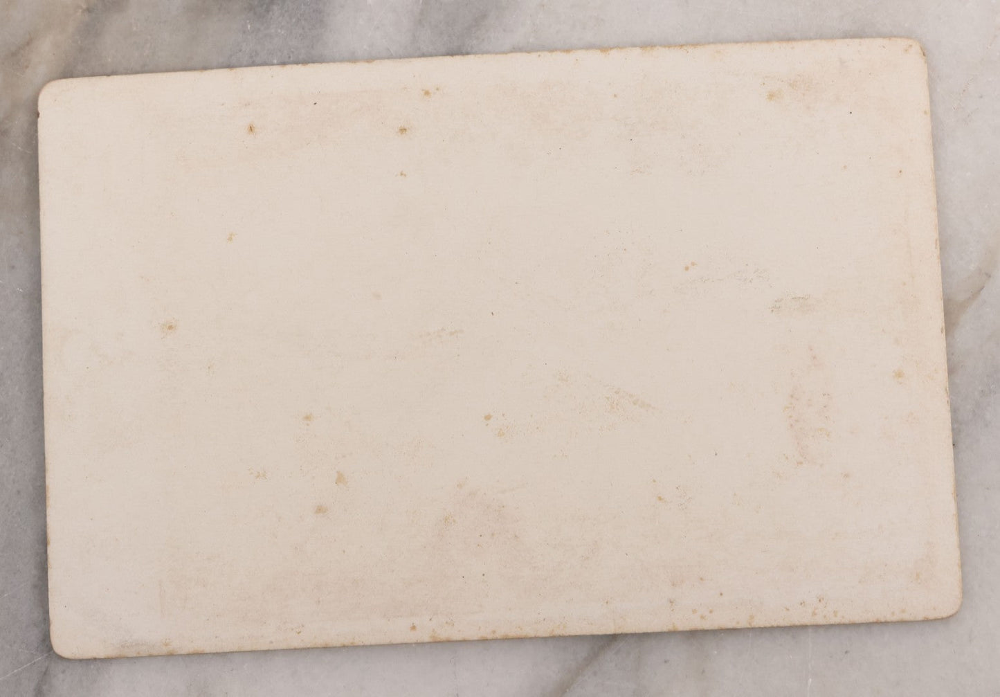 Lot 043 - Antique Cabinet Card Photograph Of Floral Arrangements, White Flowers With White Ribbon, Likely Bridal Or Funeral Flowers, Whitney's Studio, Photographers, Hartford, Michigan