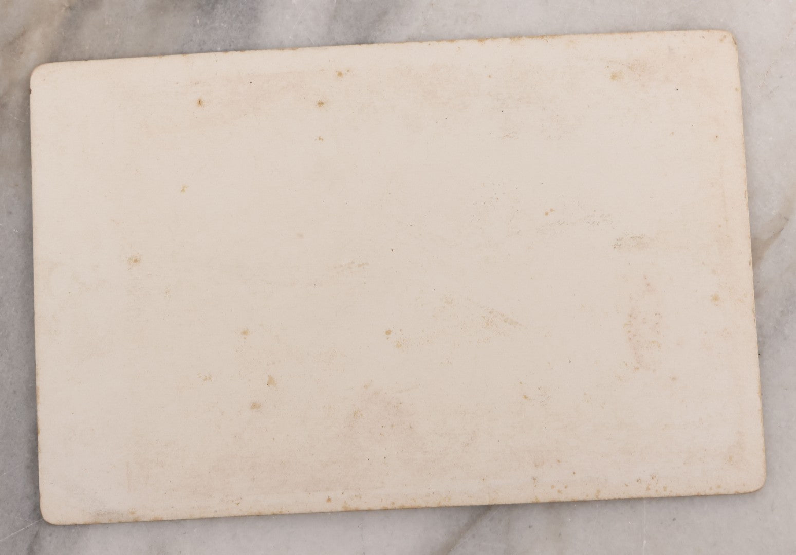 Lot 043 - Antique Cabinet Card Photograph Of Floral Arrangements, White Flowers With White Ribbon, Likely Bridal Or Funeral Flowers, Whitney's Studio, Photographers, Hartford, Michigan