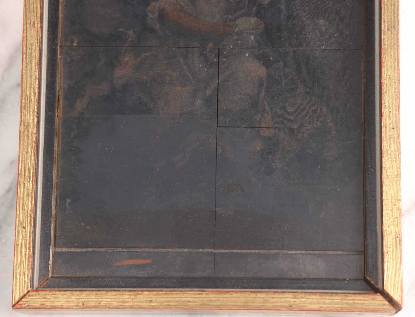 Lot 051 - Antique Original Engraved Wood Printing Block By Timothy Cole (American, 1852-1931) After Sir William Beechey (1753-1839), Girl Playing With Bubbles With Dog, Artist Signed Lower Left And On Verso, With Provenance And Print, In Custom Frame