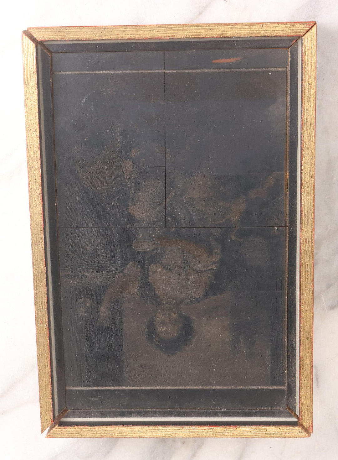 Lot 051 - Antique Original Engraved Wood Printing Block By Timothy Cole (American, 1852-1931) After Sir William Beechey (1753-1839), Girl Playing With Bubbles With Dog, Artist Signed Lower Left And On Verso, With Provenance And Print, In Custom Frame