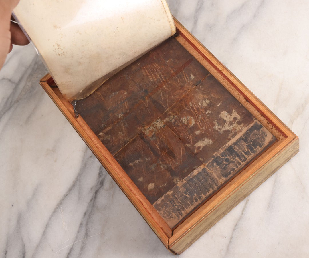 Lot 051 - Antique Original Engraved Wood Printing Block By Timothy Cole (American, 1852-1931) After Sir William Beechey (1753-1839), Girl Playing With Bubbles With Dog, Artist Signed Lower Left And On Verso, With Provenance And Print, In Custom Frame