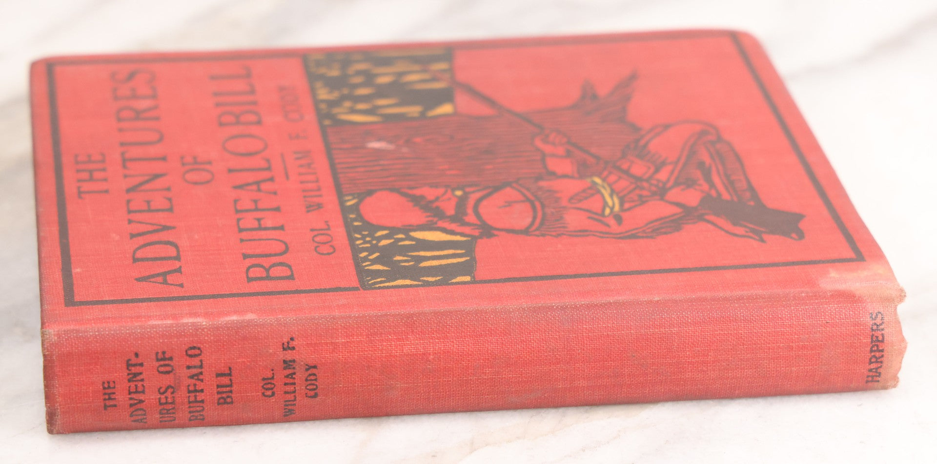 Lot 064 - "The Adventures Of Buffalo Bill" Antique Book By Col. William F. Cody, Harper And Brothers Publishers, New York And London, 1904