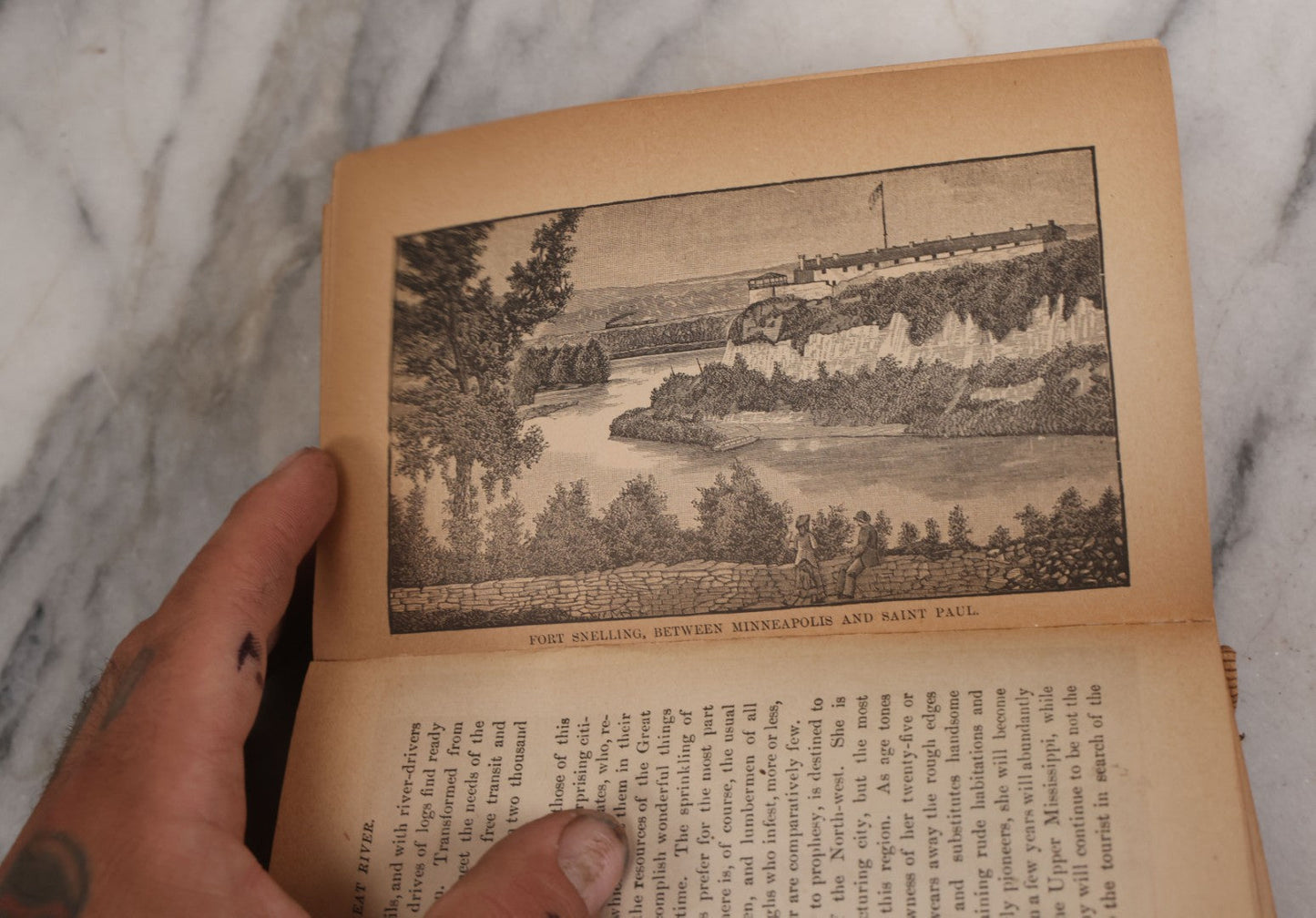 Lot 065 - "Down The Great River; Embracing An Account Of The Discovery Of The True Source Of The Mississippi" Antique Book By Captain Willard Glazier, Illustrated, Hubbard Brothers, Publishers, Philadelphia, 1889