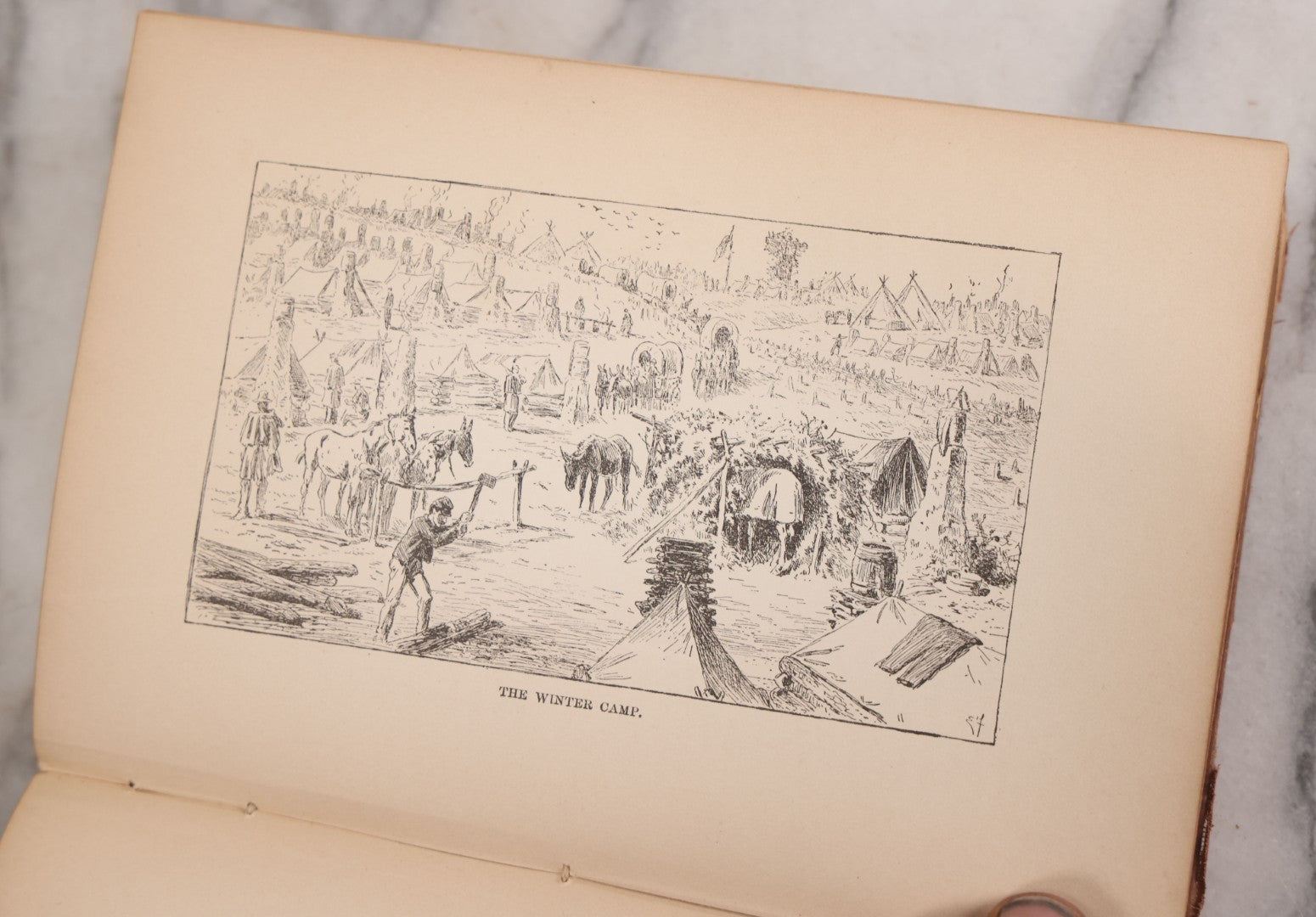 Lot 067 - "Bullet And Shell, War As A Soldier Saw It: Camp, March, And Picket; Battlefield And Bivouac; Prison And Hospital" Antique Civil War History Book By George F. Williams, Illustrated By Edwin Forbes, Ford, Howard, & Hulbert, Publishers, 1883