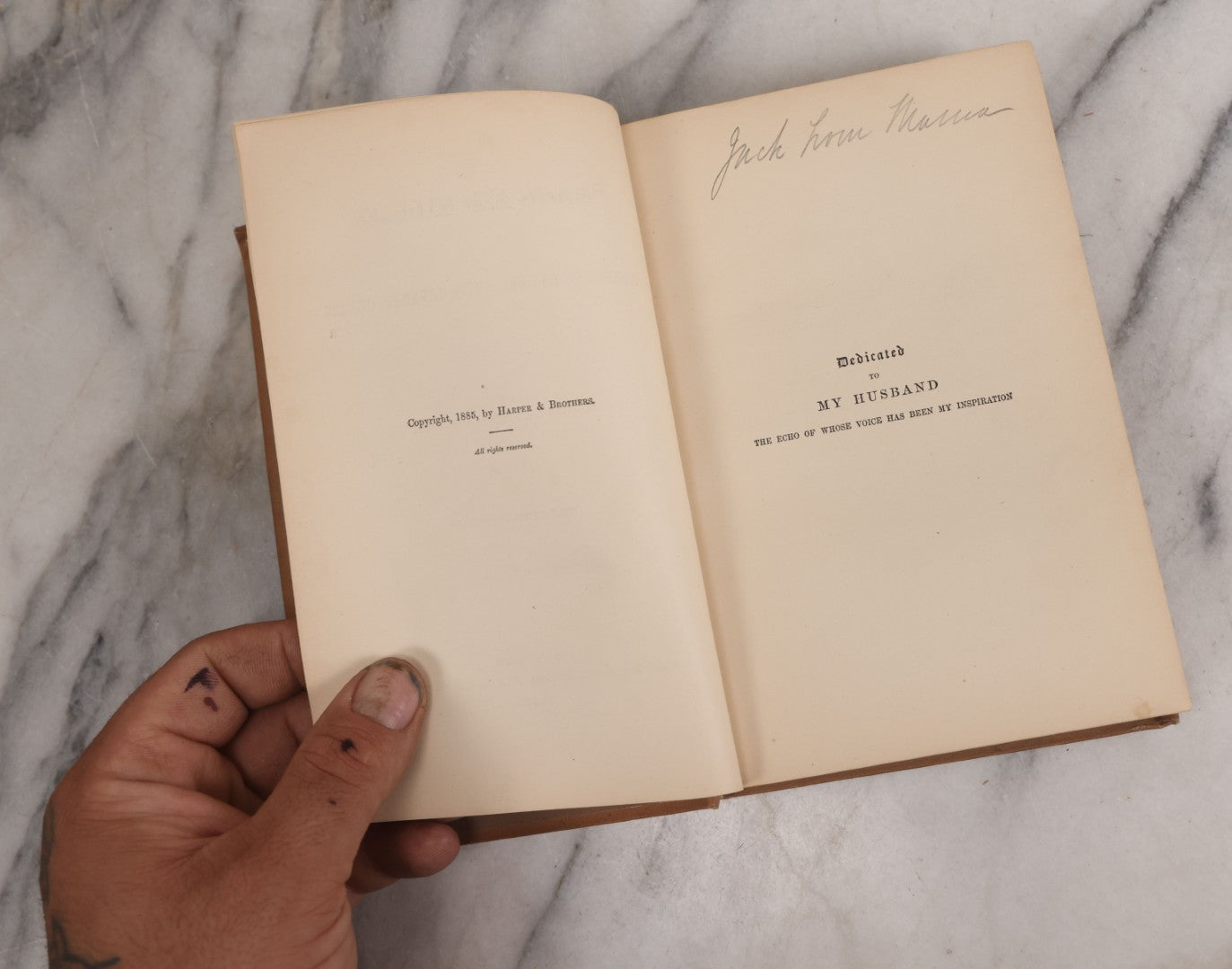 Lot 068 - "Boots And Saddles, Or Life In Dakota With General Custer" Antique Book By Elizabeth B. Custer, Widow Of General George Armstrong Custer, With Portrait And Map, Harper & Brothers, Publishers, New York, 1885
