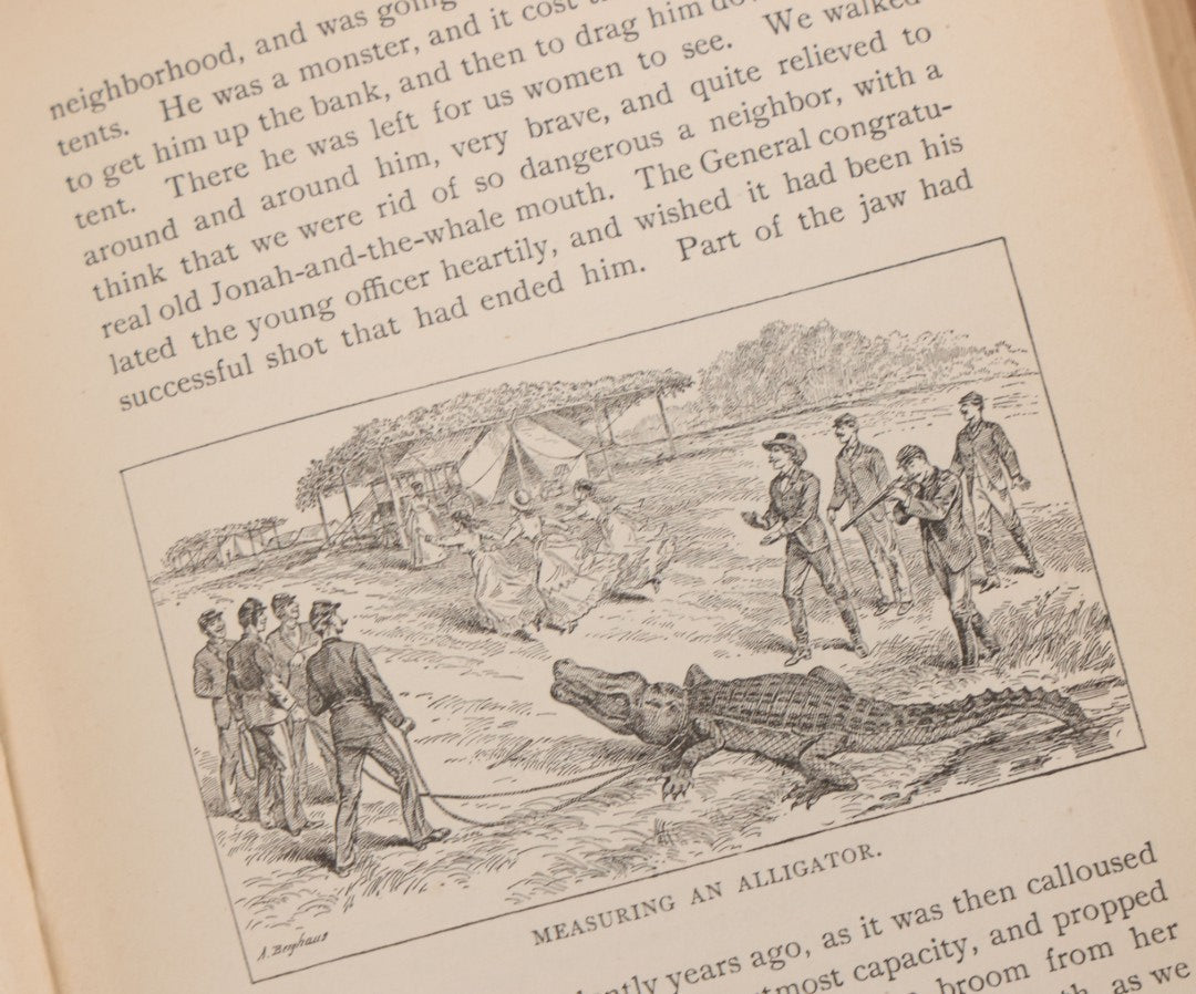 Lot 070 - "Tenting On The Plains, Or General Custer In Kansas And Texas" Antique Book By Elizabeth B. Custer, Widow Of General George Armstrong Custer, With Mrs. Custer's Obituary, Illustrated, Charles L. Webster & Co., Publishers, 1893