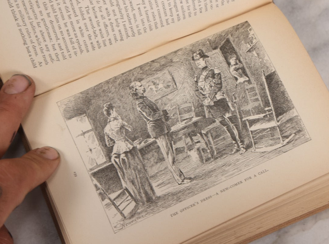 Lot 070 - "Tenting On The Plains, Or General Custer In Kansas And Texas" Antique Book By Elizabeth B. Custer, Widow Of General George Armstrong Custer, With Mrs. Custer's Obituary, Illustrated, Charles L. Webster & Co., Publishers, 1893
