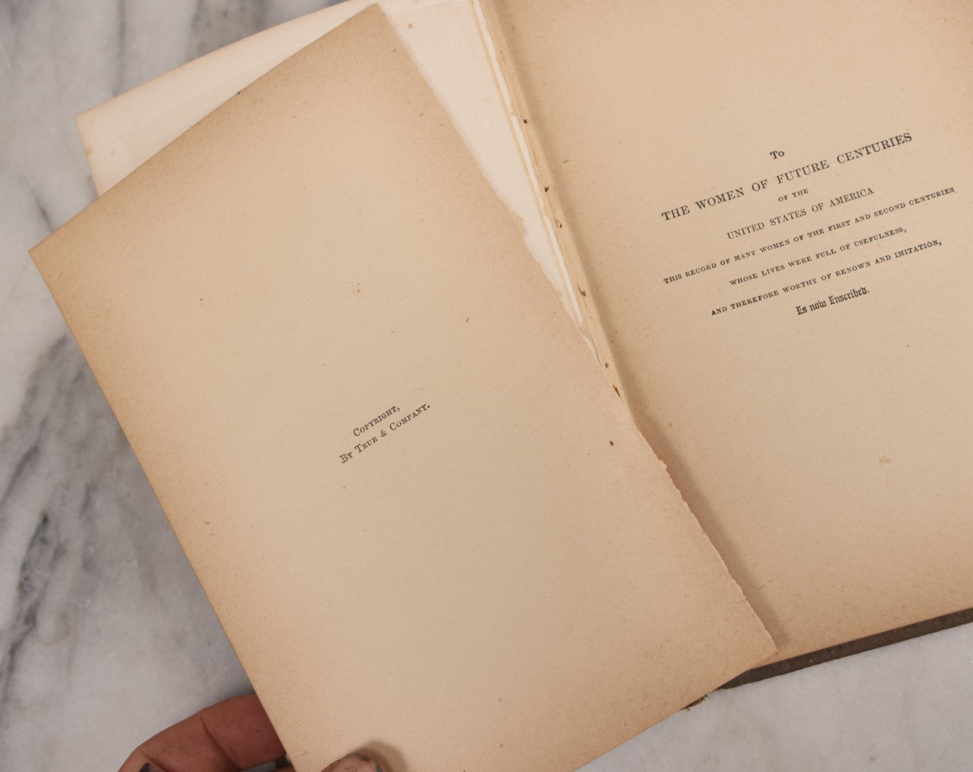 Lot 071 - "Daughters Of America; Or, Women Of The Century" Antique Book By Phebe A. Hanaford, Illustrated, True And Company, Publisher, Augusta, Maine, Circa 1890