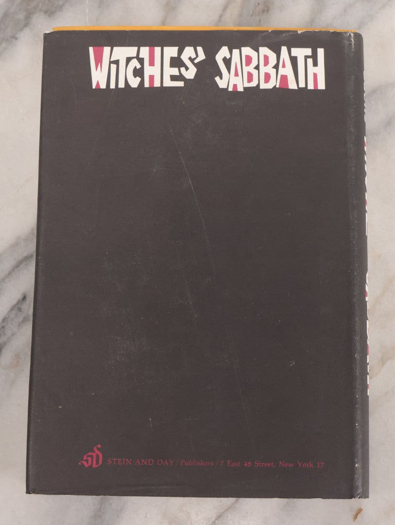 Lot 074 - "Witches' Sabbath, An Unexpurgated Autobiography" Vintage Book By Maurice Sachs, Translated From The French By Richard Howards, Stein And Day, Publishers, New York, 1964, First American Edition