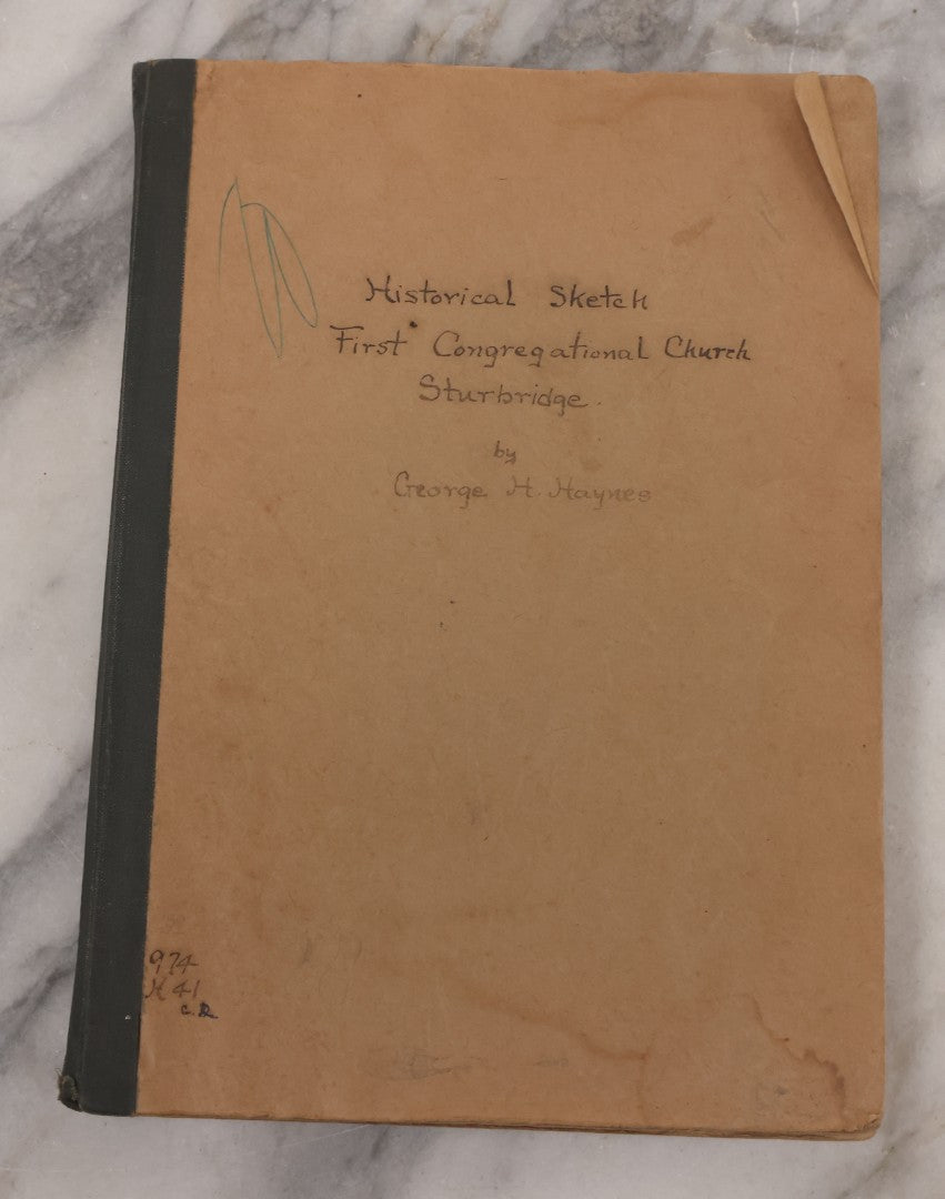 Lot 080 - Grouping Of Five Antique Religious Booklets, Including Sermons Delivered In North Brookfield, Mass In 1838 And 1848, A Manual For Members Of The Congregational Church Of Sturbridge, Mass, 1843, And Two 20th Century Publications