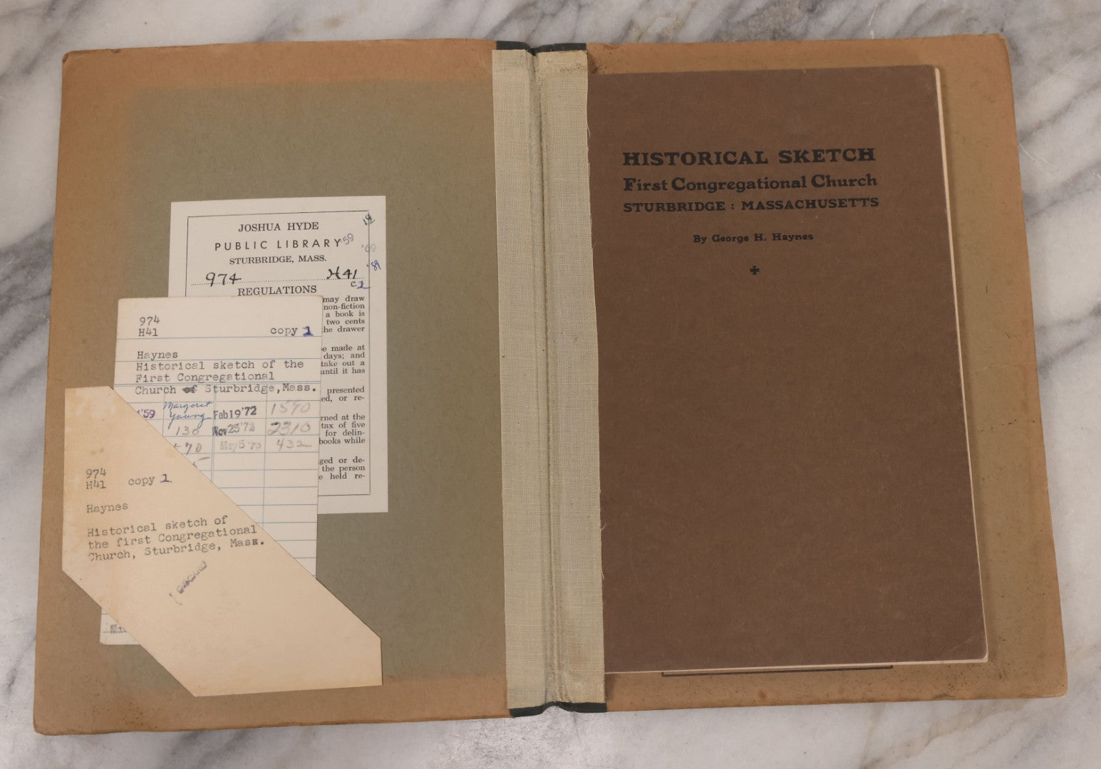Lot 080 - Grouping Of Five Antique Religious Booklets, Including Sermons Delivered In North Brookfield, Mass In 1838 And 1848, A Manual For Members Of The Congregational Church Of Sturbridge, Mass, 1843, And Two 20th Century Publications