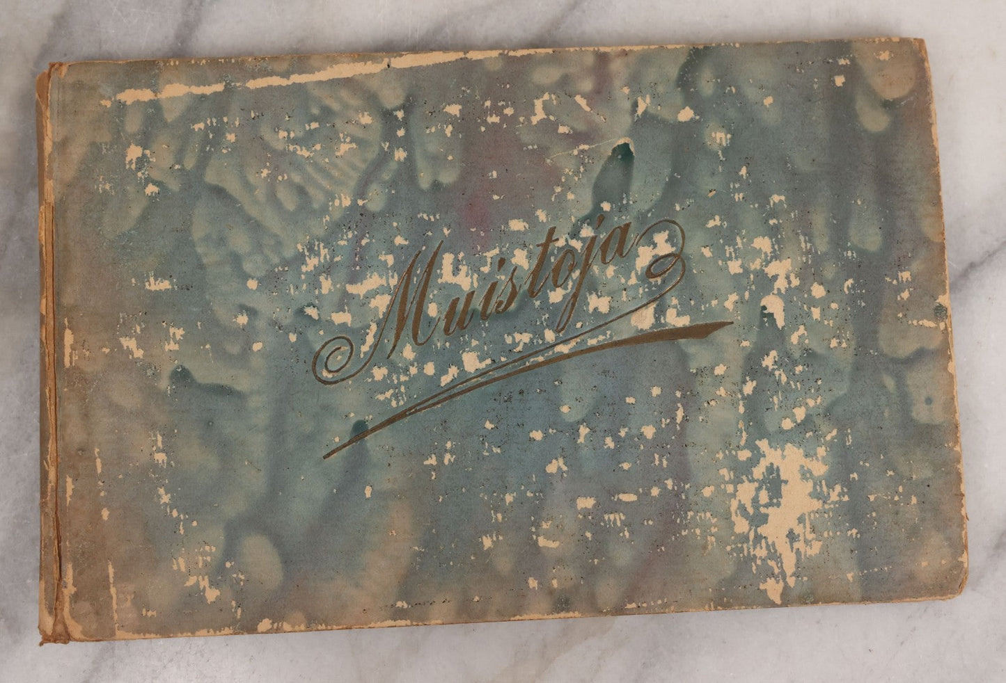 Lot 081 - Pair Of Vintage Finnish Ephemera Booklets Having Belonged To Sylvia "Sylvi" Sofia Suominen (1917 - 2010) Including Autograph And Scrapbook Album Given On Christmas 1936 In Helsinki, Finland And "Song And Story" Homework School Notebook