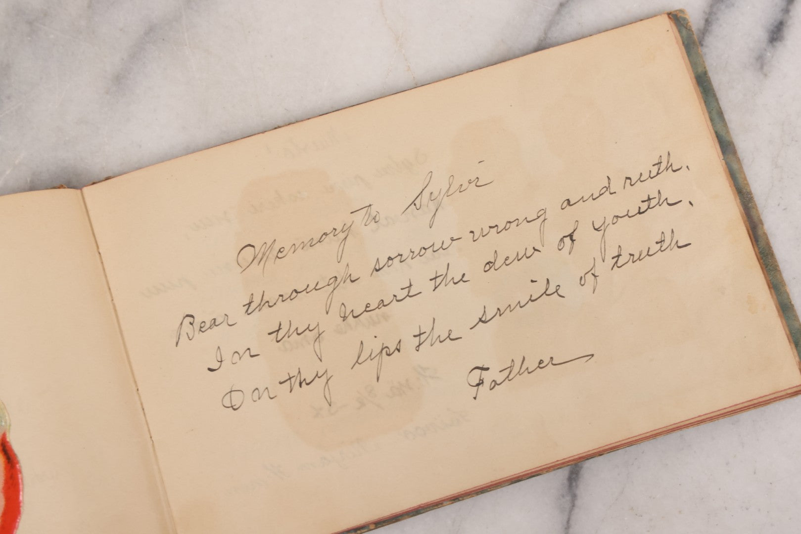 Lot 081 - Pair Of Vintage Finnish Ephemera Booklets Having Belonged To Sylvia "Sylvi" Sofia Suominen (1917 - 2010) Including Autograph And Scrapbook Album Given On Christmas 1936 In Helsinki, Finland And "Song And Story" Homework School Notebook