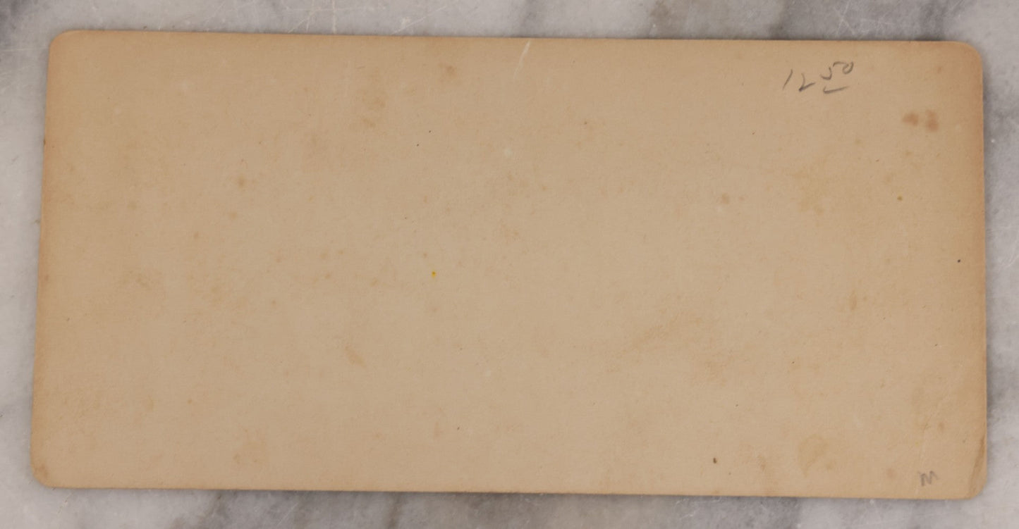 Lot 084 - Grouping Of Four (And A Half) Antique Stereoview Stereocards With Photos Of Landmarks In The White Mountains, New Hampshire, Including The Old Man Of The Mountain, Tip Top House & Jacob's Ladder, Mt. Washington, And Frankenstein & Trestle Train