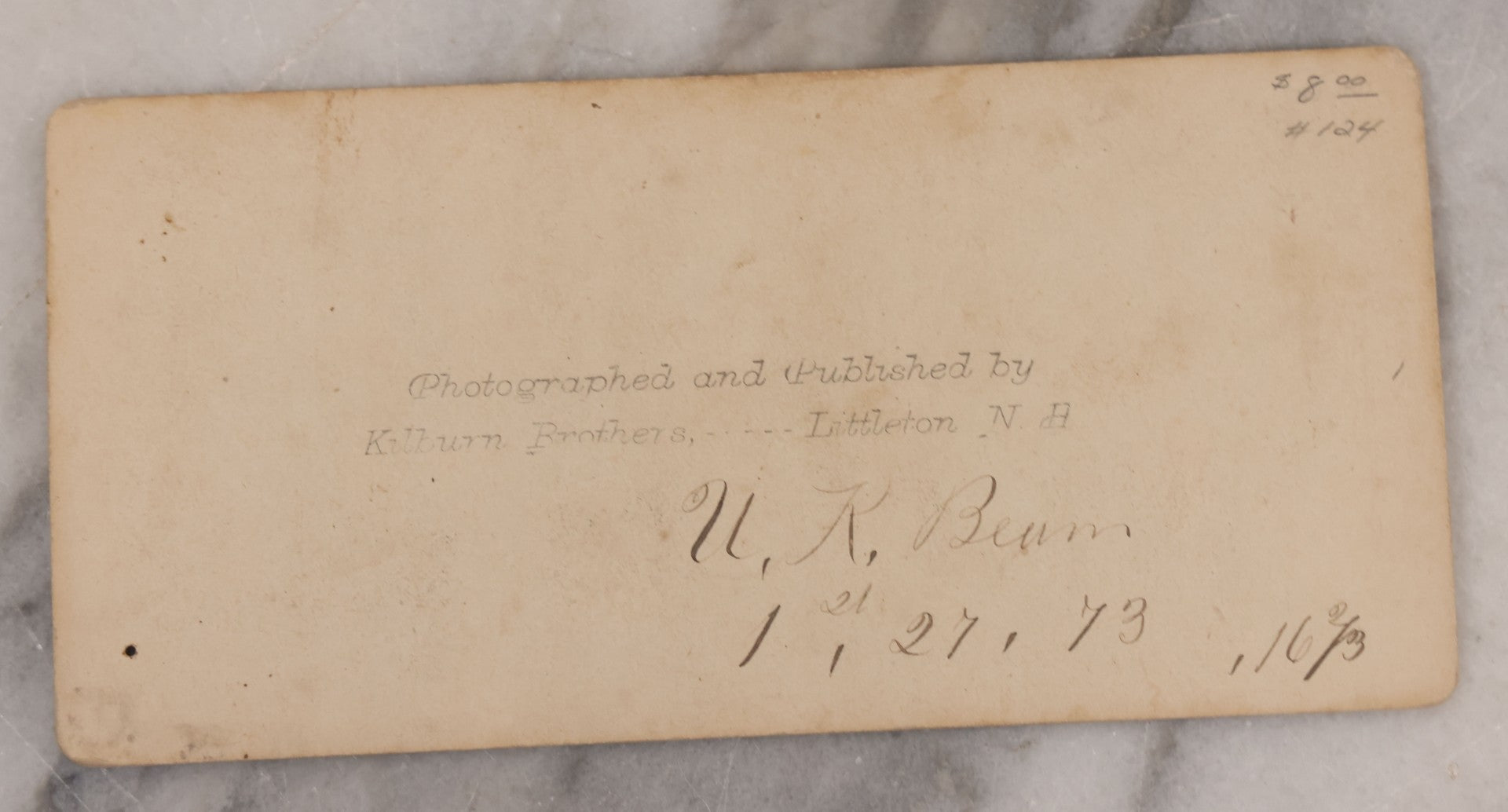 Lot 084 - Grouping Of Four (And A Half) Antique Stereoview Stereocards With Photos Of Landmarks In The White Mountains, New Hampshire, Including The Old Man Of The Mountain, Tip Top House & Jacob's Ladder, Mt. Washington, And Frankenstein & Trestle Train