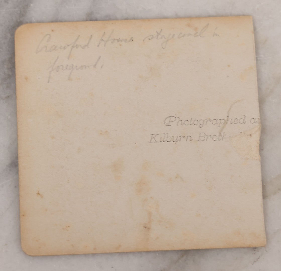 Lot 084 - Grouping Of Four (And A Half) Antique Stereoview Stereocards With Photos Of Landmarks In The White Mountains, New Hampshire, Including The Old Man Of The Mountain, Tip Top House & Jacob's Ladder, Mt. Washington, And Frankenstein & Trestle Train